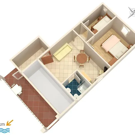 Guest house And With Parking Space Biograd Na Moru, Biograd - 4305